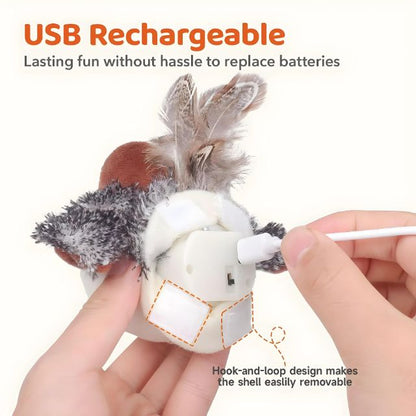 Interactive Chirping Bird Cat Toy