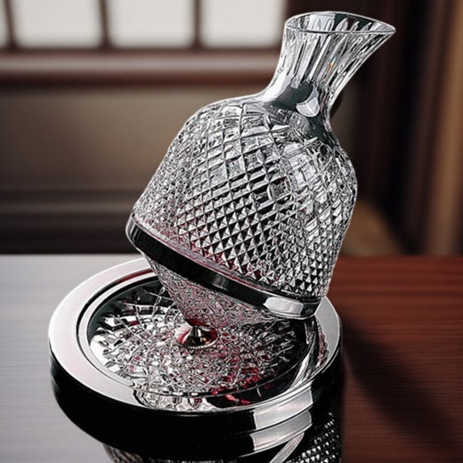 Crystal 360° Spinning Decanter