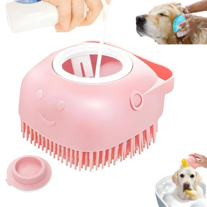 Dog Shampoo Brush - Easy, Clean Baths Every Time