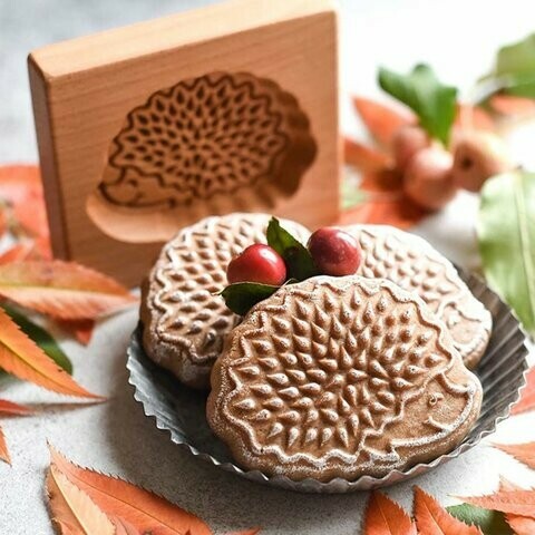 Carved Wooden Cookie Mold