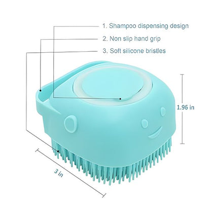 Dog Shampoo Brush - Easy, Clean Baths Every Time