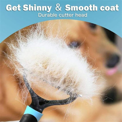 Dog Grooming Brush - Double Sided Shedding