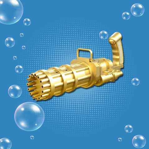 Big Bubble Blaster With 15 Holes - Gatling Bubble Machine