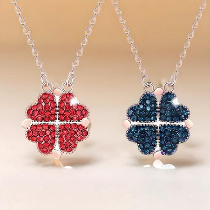 Lucky Heart Two-sided Foldable Necklace