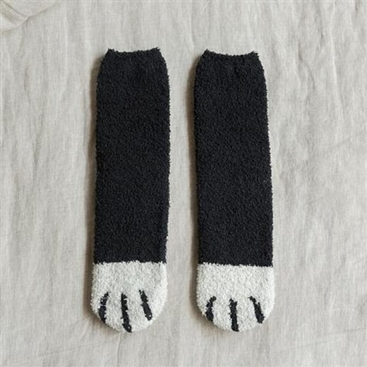 Cat Paw Fuzzy Socks