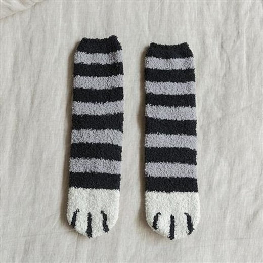 Cat Paw Fuzzy Socks