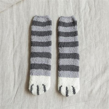 Cat Paw Fuzzy Socks