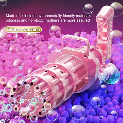 Big Bubble Blaster With 15 Holes - Gatling Bubble Machine