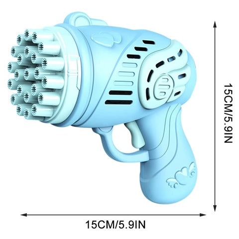 23 Holes Gatling Bubble Machine